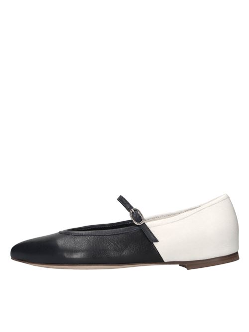 Ballerine in pelle LORENA PAGGI | 51202 GLOVEBLU-BIANCO